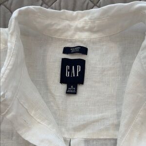 GAP White Linen Shirt
